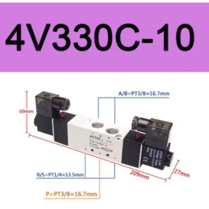 VALVULA SOLENOIDE 5/3 4V 330C-10