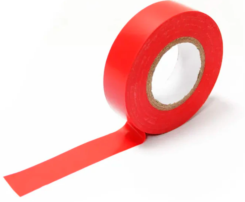 CINTA AISLANTE Rojo 19mm x 20mts