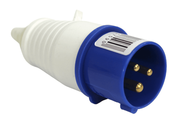 ENCHUFE Macho volante IP44 16a 2p+t 220v